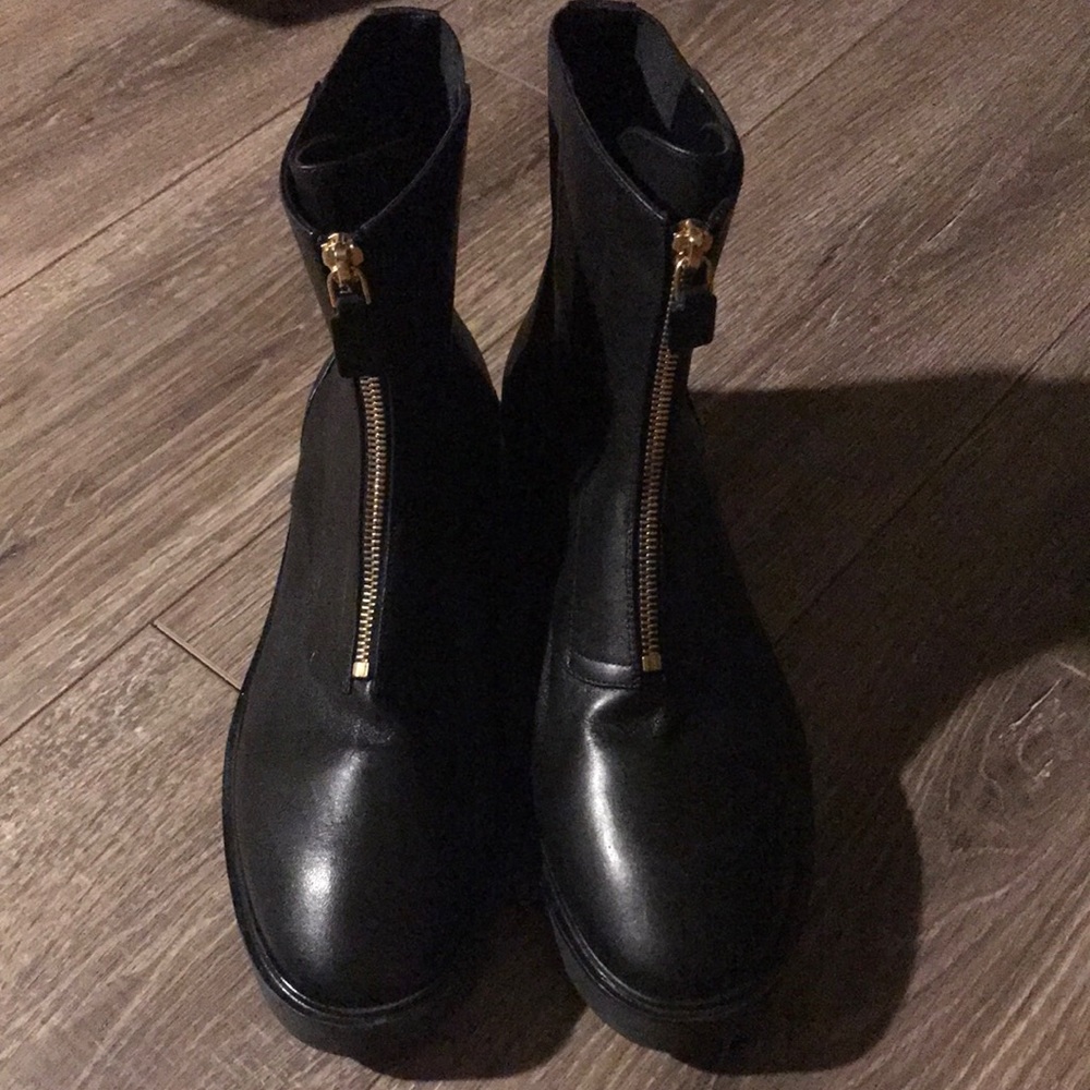 NEW Stuart Weitzman Charlie Lodge Zipper Boot 9.5 - Picture 3 of 10
